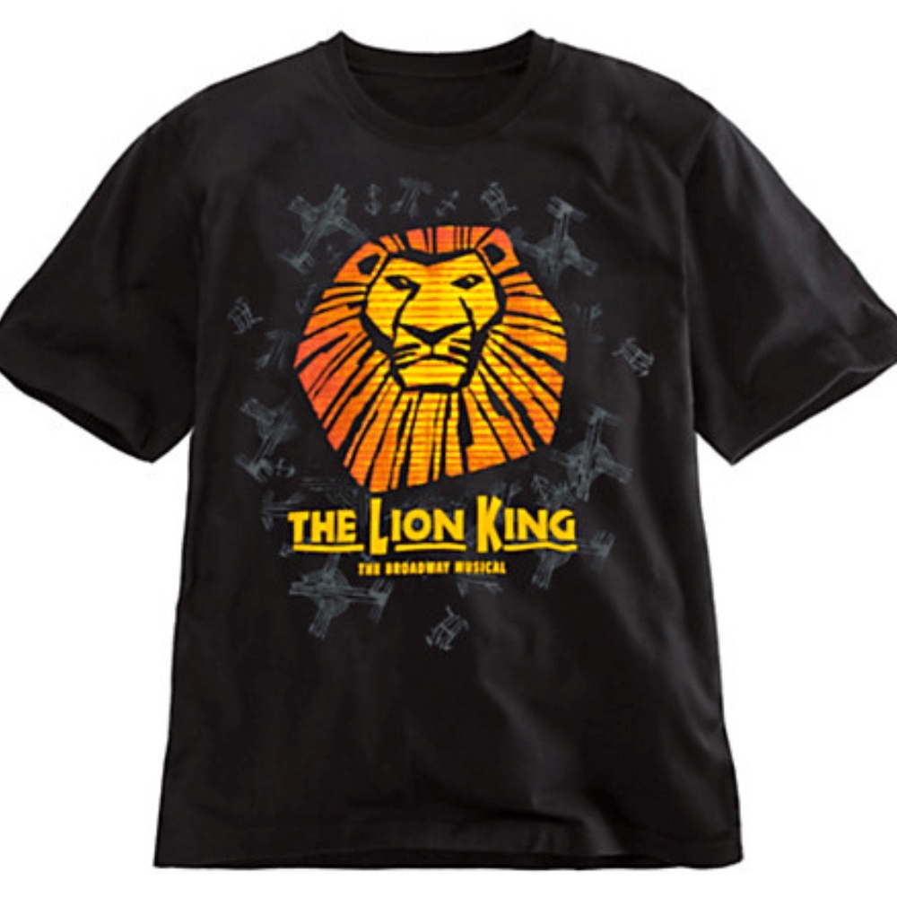 THE LION KING THE BROADWAY MUSICAL - SUN LOGO T-SHIRT